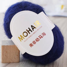 Load image into Gallery viewer, 25g/Roll Mohair Yarn Extra Soft Warm Baby Wool Crochet Yarn for Hand Knitting Sweater Shawl Scarf DIY Material Supplies
