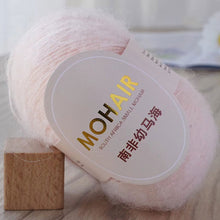 Load image into Gallery viewer, 25g/Roll Mohair Yarn Extra Soft Warm Baby Wool Crochet Yarn for Hand Knitting Sweater Shawl Scarf DIY Material Supplies

