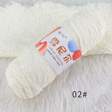 Load image into Gallery viewer, 100g/Roll Polyester Velvet Yarn Hand-Knitting Thread Soft Warm DIY Cotton Threads Plush Yarn Soft Chenille Yarn
