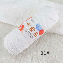 Load image into Gallery viewer, 100g/Roll Polyester Velvet Yarn Hand-Knitting Thread Soft Warm DIY Cotton Threads Plush Yarn Soft Chenille Yarn
