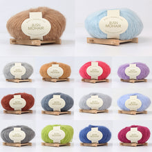 Load image into Gallery viewer, 25g/Roll Mohair Yarn Extra Soft Warm Baby Wool Crochet Yarn for Hand Knitting Sweater Shawl Scarf DIY Material Supplies
