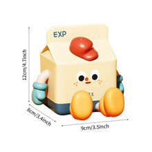 Load image into Gallery viewer, Cartoon Milk Box Silicone LED Night Light Pat Sensor Rechargeable Lamp Kids Bedroom Decor Night Lamp Birthday Valentine's Day Gifts
