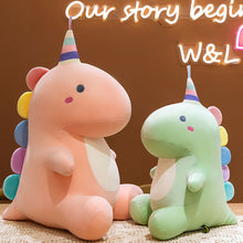 Load image into Gallery viewer, 30cm/40cm Cute Dinosaur Plush Toy Pillow Stuffed Plush Doll Animal Pillow Birthday Christmas Gift for Kids Children
