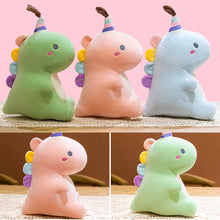 Load image into Gallery viewer, 30cm/40cm Cute Dinosaur Plush Toy Pillow Stuffed Plush Doll Animal Pillow Birthday Christmas Gift for Kids Children
