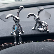 Load image into Gallery viewer, Car Interior Center Console Decoration Cartoon Rabbit Personality Ornament Decor for Room Dining Table Decoration Desk
