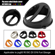 Load image into Gallery viewer, Motorcycle Scooter Fan Cover Air-Scoop Engine Cooling System Cap Air Engine Air Deflectors for Motorcycle 125cc 150cc Chinese Scooter JOG50 90 DIO ZX GY6
