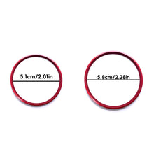 Load image into Gallery viewer, 51mm/58mm Car Steering Wheel Decoration Stickers For Mercedes Benz C-Class A160 A180 A250 A35 A45 AMG EQA GLE CLS GLS A B C E Class
