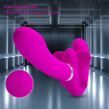 Load image into Gallery viewer, Strapless Strap-on Dildo Vibrators for Women Double-heads Vibrating Penis Lesbian Erotic Toys for Adult Sex Toys for Couples
