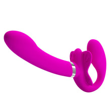 Load image into Gallery viewer, Strapless Strap-on Dildo Vibrators for Women Double-heads Vibrating Penis Lesbian Erotic Toys for Adult Sex Toys for Couples
