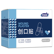 Load image into Gallery viewer, 50PCS/120PCS Waterproof Adhesive Wound Plaster Transparent Invisible Hemostatic Anti-Wear Foot Scarring Anti-Bacterial Patch Home Travel First-Aid Appliance

