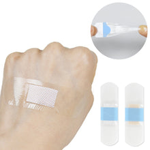 Load image into Gallery viewer, 50PCS/120PCS Waterproof Adhesive Wound Plaster Transparent Invisible Hemostatic Anti-Wear Foot Scarring Anti-Bacterial Patch Home Travel First-Aid Appliance
