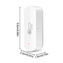 Load image into Gallery viewer, Wifi/Zigbee Smart Temperature And Humidity Sensor Whole House Smart Home Control Linkage Battery Powered App Control
