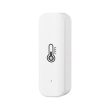 Load image into Gallery viewer, WIFI Smart Temperature And Humidity Sensor Indoor Environment Detector Battery Powered App Monitoring For Alexa Google Home Voice
