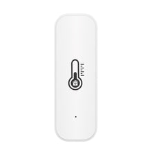 Load image into Gallery viewer, WIFI Smart Temperature And Humidity Sensor Indoor Environment Detector Battery Powered App Monitoring For Alexa Google Home Voice

