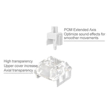 Load image into Gallery viewer, Kang White V3 Mechanical Keyboard Shaft Linear Switch 3 Pin Hot Swap Key Switch Hand Lubricated Version
