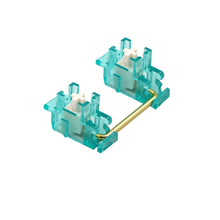 Load image into Gallery viewer, Steel Plates Satellite Axis Transparent Plate Mounted Stabilizer Gold-Plated Wire Mechanical Keyboard Accessories 2U/6.25U
