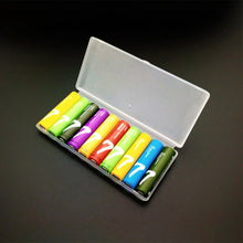 Load image into Gallery viewer, 1PC 10-Slot Transparent PP Plastic Battery Storage Box For AAA/AA Battery Portable Lithium Battery Waterproof Protection Box
