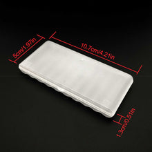Load image into Gallery viewer, 1PC 10-Slot Transparent PP Plastic Battery Storage Box For AAA/AA Battery Portable Lithium Battery Waterproof Protection Box
