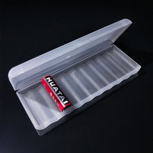 Load image into Gallery viewer, 1PC 10-Slot Transparent PP Plastic Battery Storage Box For 18650 Battery Portable Lithium Battery Waterproof Protection Box
