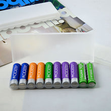 Load image into Gallery viewer, 1PC 10-Slot Transparent PP Plastic Battery Storage Box For 18650 Battery Portable Lithium Battery Waterproof Protection Box
