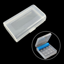 Load image into Gallery viewer, 1PC 2/4/8-Slot Transparent PP Plastic Battery Storage Box For AAA/AA/18650 Battery Portable Lithium Battery Waterproof Protection Box
