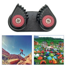 Load image into Gallery viewer, 2 Row Ball Bearing Cam Clamp Cleat Pilates Equipment Pulley Rope Clamp Marine Boat Fast Entry Rope Wire Fairlead Sailing Sailboat
