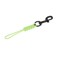Load image into Gallery viewer, 1PC 316 Stainless Steel Diving BCD Equipped Underwater Luminous Safety Rope Buckle Hand-Woven Single-Head Hook Anti-Lost Rope
