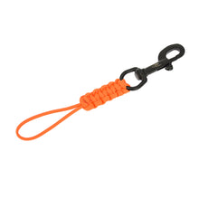 Load image into Gallery viewer, 1PC 316 Stainless Steel Diving BCD Equipped Underwater Luminous Safety Rope Buckle Hand-Woven Single-Head Hook Anti-Lost Rope
