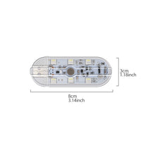 Load image into Gallery viewer, USB 6LED Colorful Car Touch Roof Ceiling Lights Indoor Interior Atmosphere Lighting Lamp Night Light Hand Reading Light Lamp
