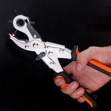 Load image into Gallery viewer, 1Pc Punching Pliers High Carbon Steel Anti Slip Handle Leather Punch Labor-Saving Multifunctional Hand Tools
