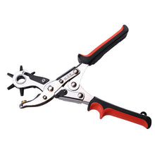 Load image into Gallery viewer, 1Pc Punching Pliers High Carbon Steel Anti Slip Handle Leather Punch Labor-Saving Multifunctional Hand Tools
