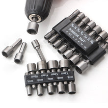 Load image into Gallery viewer, 9/14Pcs Powerful Socket Inner Hexagonal Wrench Hexagonal Handle Screwdriver Socket Extension Rod Pneumatic Screwdriver Insert Tool Set
