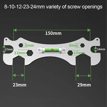 Load image into Gallery viewer, Special Wrench with Level Multifunctional Bend Angle Leveling Wrench Shower Faucet Installation Bathroom Universal Repair Tools
