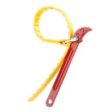 Load image into Gallery viewer, 1Pc Belt Wrench Oil Filter Puller Strap Spanner Chain Wrench Strap Opener Adjustable Strap Opener Cartridge Disassembly Tool
