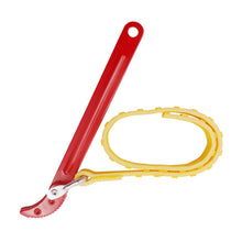 Load image into Gallery viewer, 1Pc Belt Wrench Oil Filter Puller Strap Spanner Chain Wrench Strap Opener Adjustable Strap Opener Cartridge Disassembly Tool
