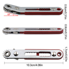 Load image into Gallery viewer, Multifunctional Bidirectional Forward and Reverse Ratchet Screwdriver Elbow Flat Head Wrench Cross Screwdriver Slotted Tool
