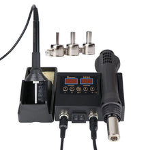 Load image into Gallery viewer, 8898 Heat Gun Electric Soldering Iron Dual Digital Display Two in One Welding Station Welding Maintenance Tool Combination
