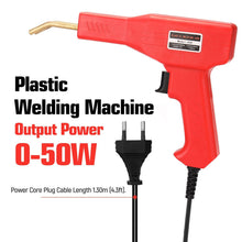 Load image into Gallery viewer, Red Plastic Welder 50W Hot Nail Gun With Nails Car Bumper Repair Kit Cracking Tool Garage Nailer PVC Machine Welding
