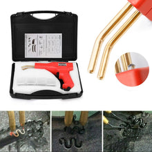 Load image into Gallery viewer, Red Plastic Welder 50W Hot Nail Gun With Nails Car Bumper Repair Kit Cracking Tool Garage Nailer PVC Machine Welding
