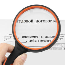 Load image into Gallery viewer, 10X Magnifying Glass For Kids Seniors Handheld Reading Magnifier 50mm Magnifying Lens For Reading Science Nature Exploration

