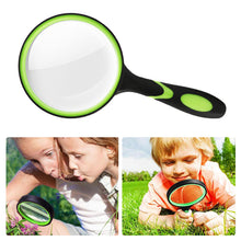 Load image into Gallery viewer, 10X Magnifying Glass For Kids Seniors Handheld Reading Magnifier 50mm Magnifying Lens For Reading Science Nature Exploration

