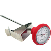 Load image into Gallery viewer, 0 to120℃ Dial Thermometer for Coffee Pot Milk Frothing Jug Professional Cafe KitchenTemperature Measuring Tools
