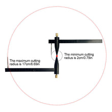 Load image into Gallery viewer, Pottery Tools Pottery Clay Circular Cutter Circular Cutting Tool Plastic Measuring Ruler Caliper DIY Making Clay Ceramic Cutting
