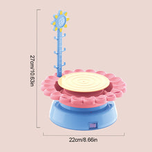 Load image into Gallery viewer, USB Electric Pottery Wheel Machine Mini Pottery Making Machine DIY Craft Ceramic Clay Pottery Kit With Pigment Clay Kids Toy
