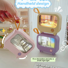 Load image into Gallery viewer, 1Pc TV Painting Night Light Led Cute Child Learning Table Lamp Room Home Decoration Atmosphere Lighting Mini Desktop Birthday Gift
