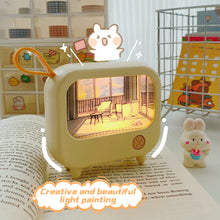 Load image into Gallery viewer, 1Pc TV Painting Night Light Led Cute Child Learning Table Lamp Room Home Decoration Atmosphere Lighting Mini Desktop Birthday Gift
