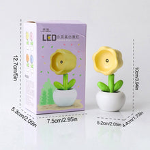 Load image into Gallery viewer, Mini LED Flower Night Light Cute Small Table Lamp Desktop Ornament Bedside Bedroom Ambient Lights Children Toy Kids Holiday Gift
