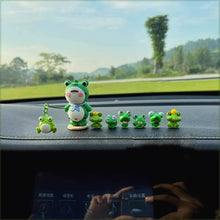 Load image into Gallery viewer, Cute Car Interior Decoration Car Mini Frog Decoration Car Supplies Center Console Ornament

