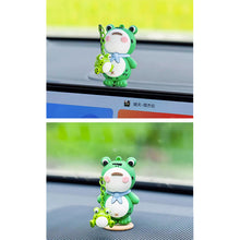 Load image into Gallery viewer, Cute Car Interior Decoration Car Mini Frog Decoration Car Supplies Center Console Ornament
