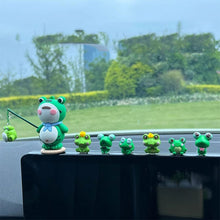 Load image into Gallery viewer, Cute Car Interior Decoration Car Mini Frog Decoration Car Supplies Center Console Ornament
